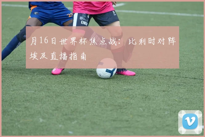 月16日世界杯焦点战：比利时对阵埃及直播指南
